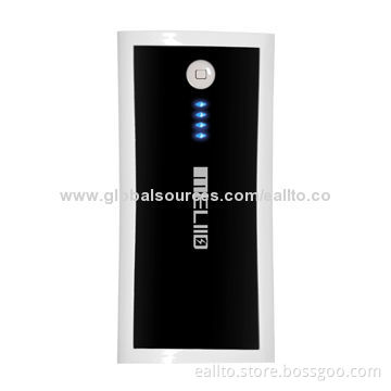 Power Bank with LED Torch, 5,200mAh CapacityNew